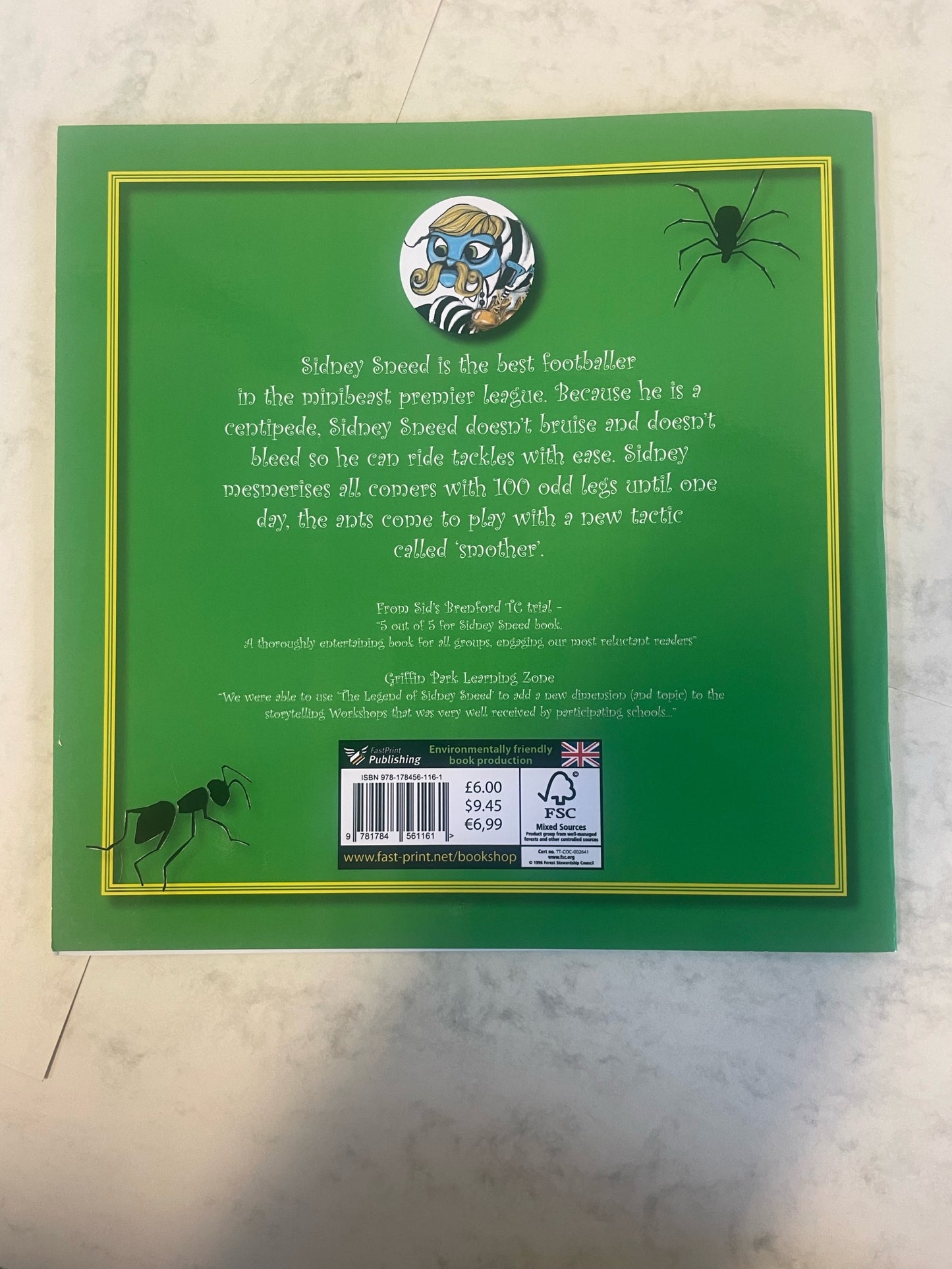 The Legend of Sidney Sneed - Children's Book by Rob Hann (Author) and Howard Barton (Illustrator) - Paperback