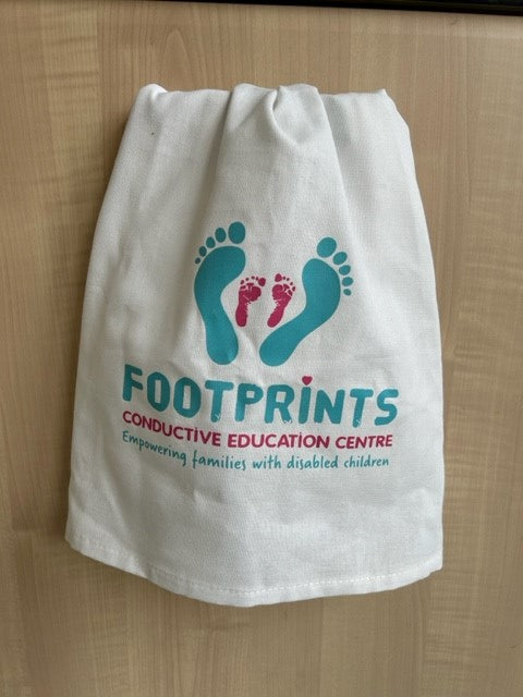 Footprints Tea Towel