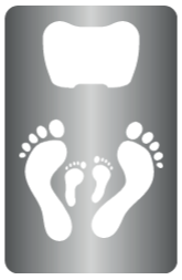 Footprints Bottle Opener without Wording