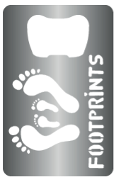 Footprints Bottle Opener with Wording